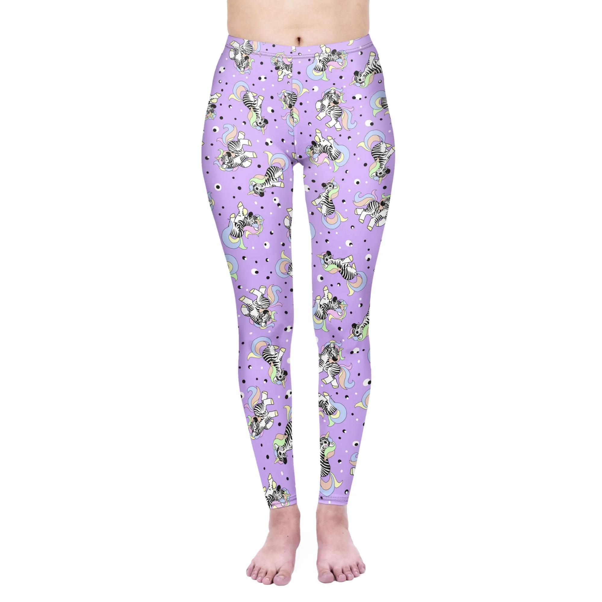 Regular Leggings (8-12 UK Size) - Zebracorn