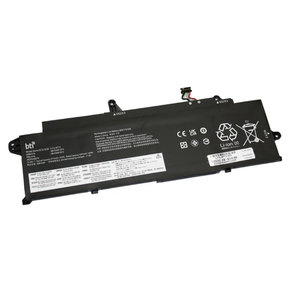 Replacement Battery For Lenovo X13 Yoga G3 57Wh