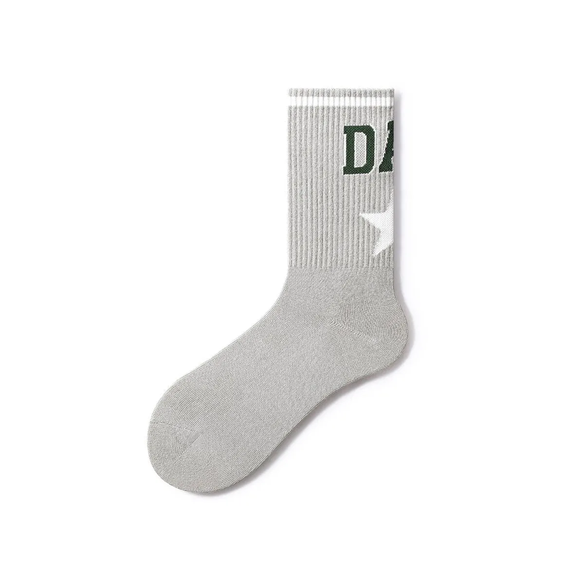 Retro Reminder All-season Unisex 5pcs Active Crew Socks Set