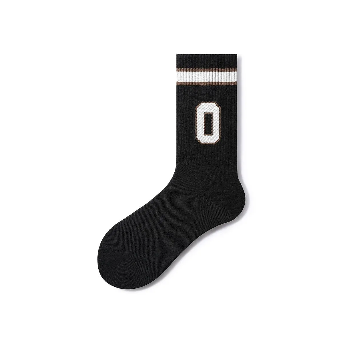 Retro Reminder All-season Unisex 5pcs Active Crew Socks Set