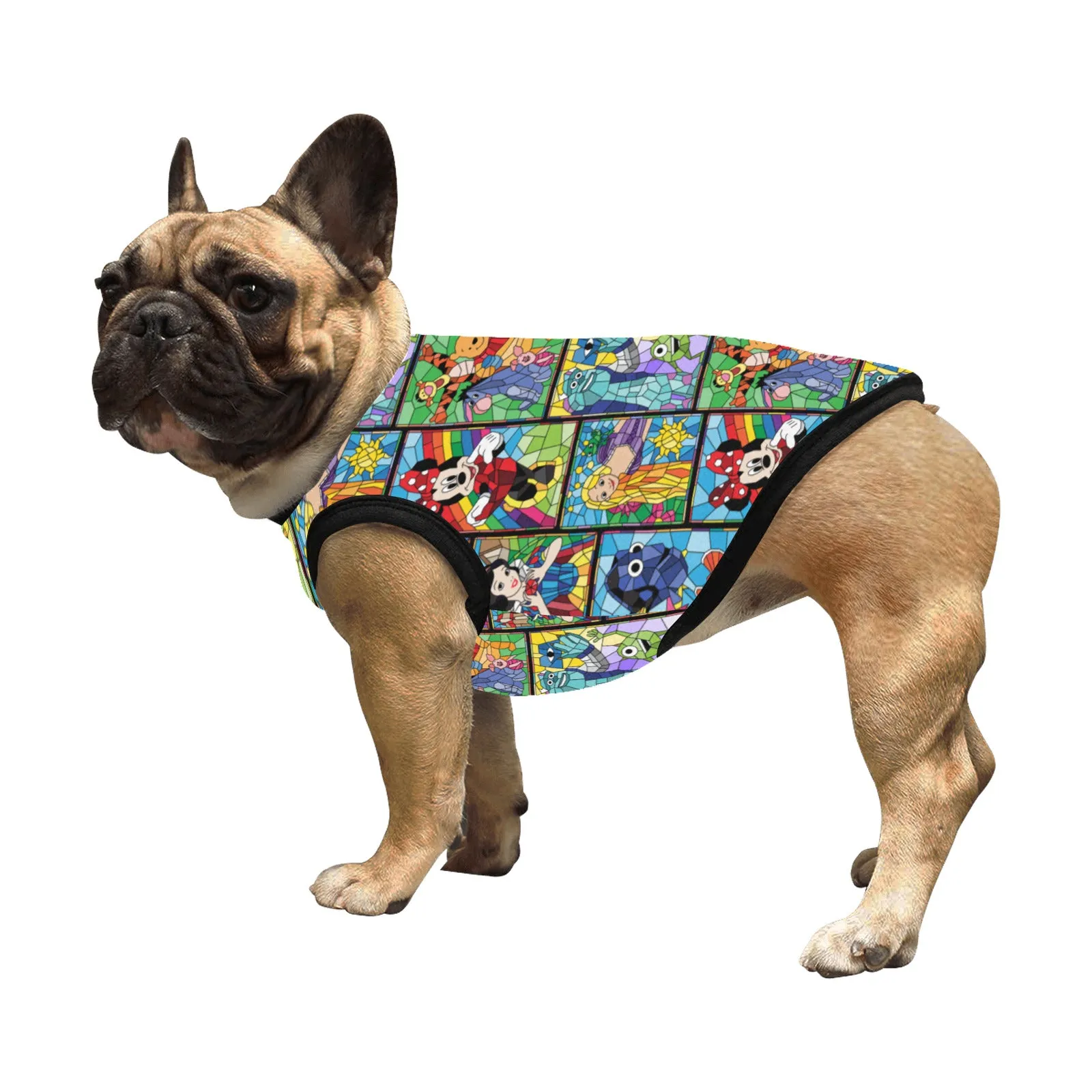 Stained Glass Characters Pet Tank Top