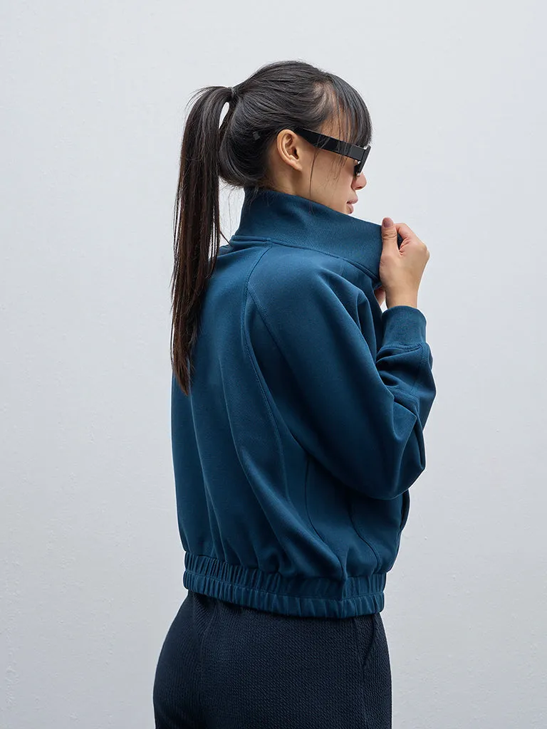 Studiofit Solid Teal Jacket