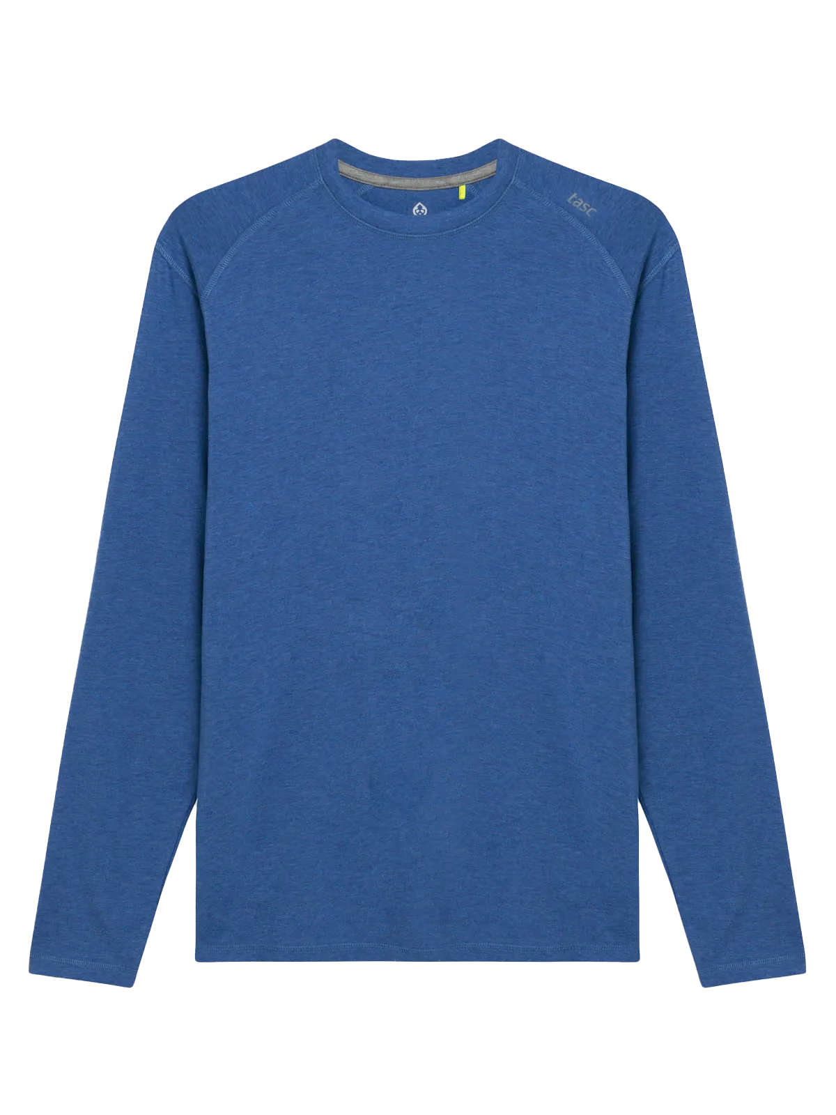 tasc Performance Men's Carrollton Long Sleeve Fitness T-Shirt in Galactic Blue Heather