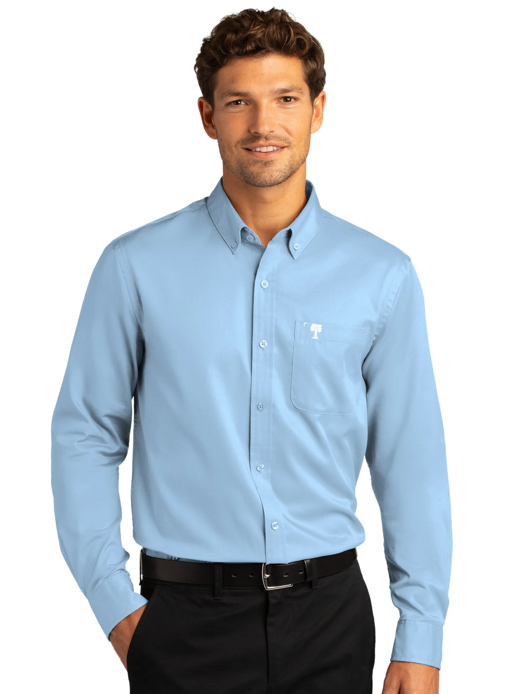 The Citadel, Crescent Palmetto, Long Sleeve Twill Shirt