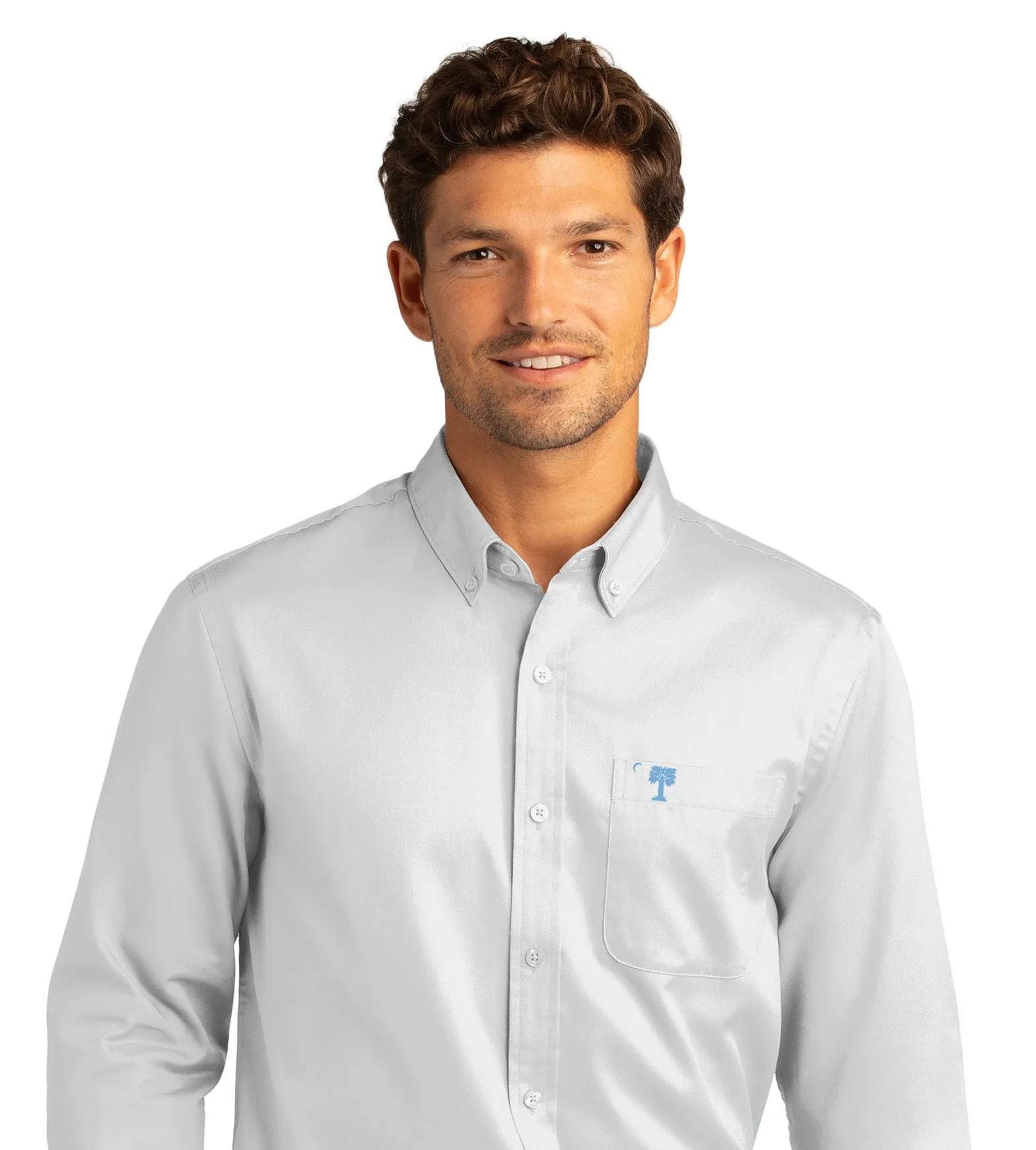 The Citadel, Crescent Palmetto, Long Sleeve Twill Shirt