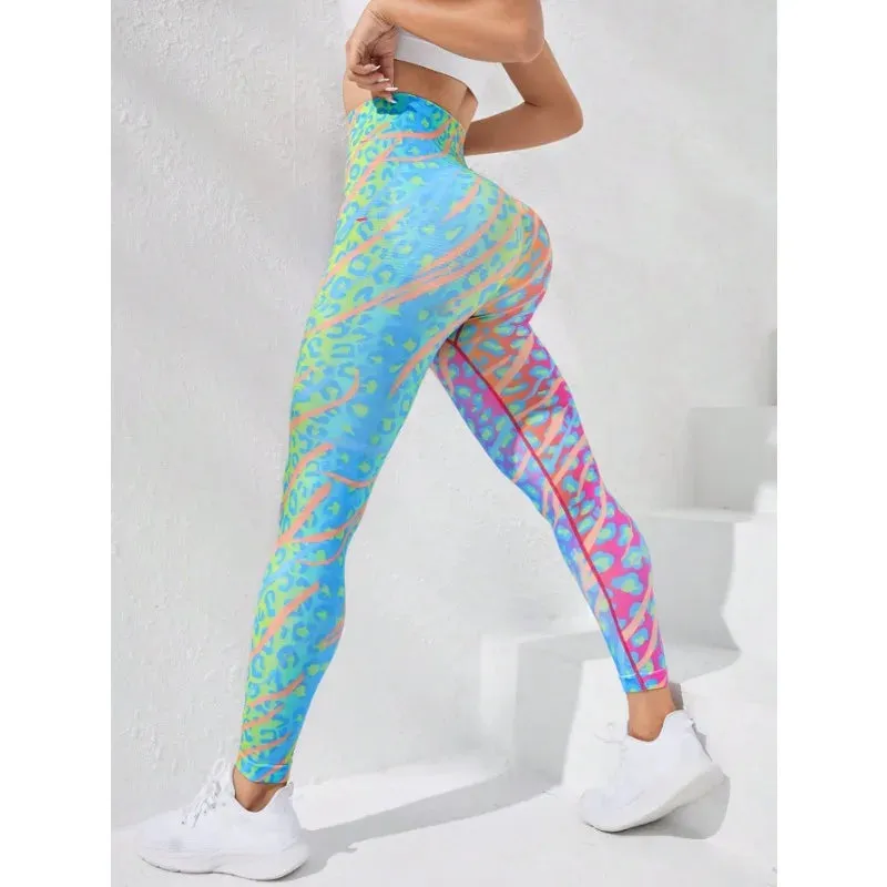 Tie Dye High Waist Butt Lift Yoga Legging