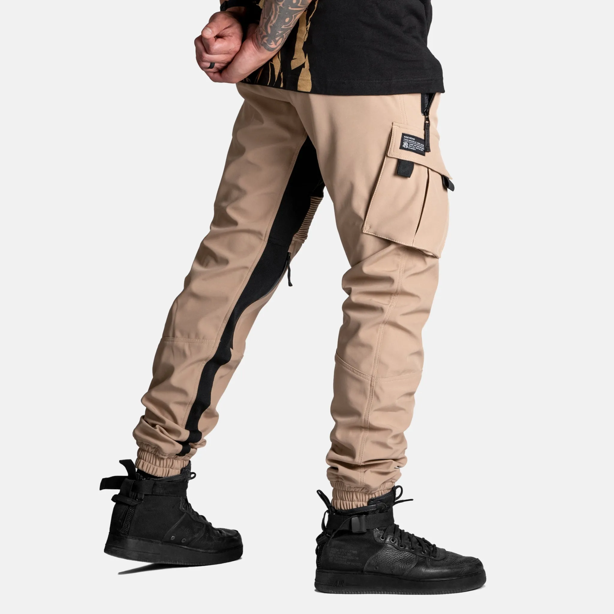 Unit 16™ Armoured Softshell Cargo Joggers {Stone}