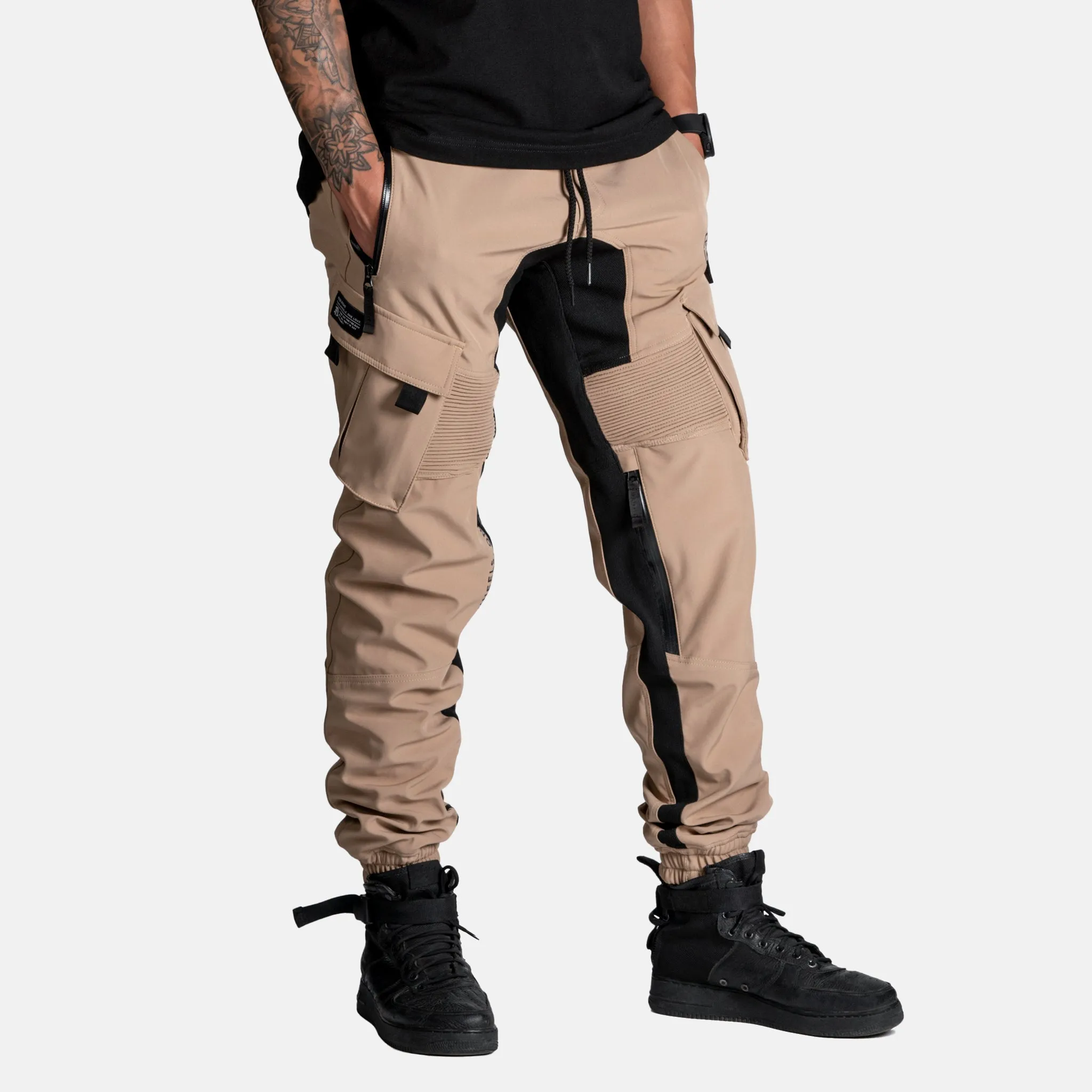 Unit 16™ Armoured Softshell Cargo Joggers {Stone}