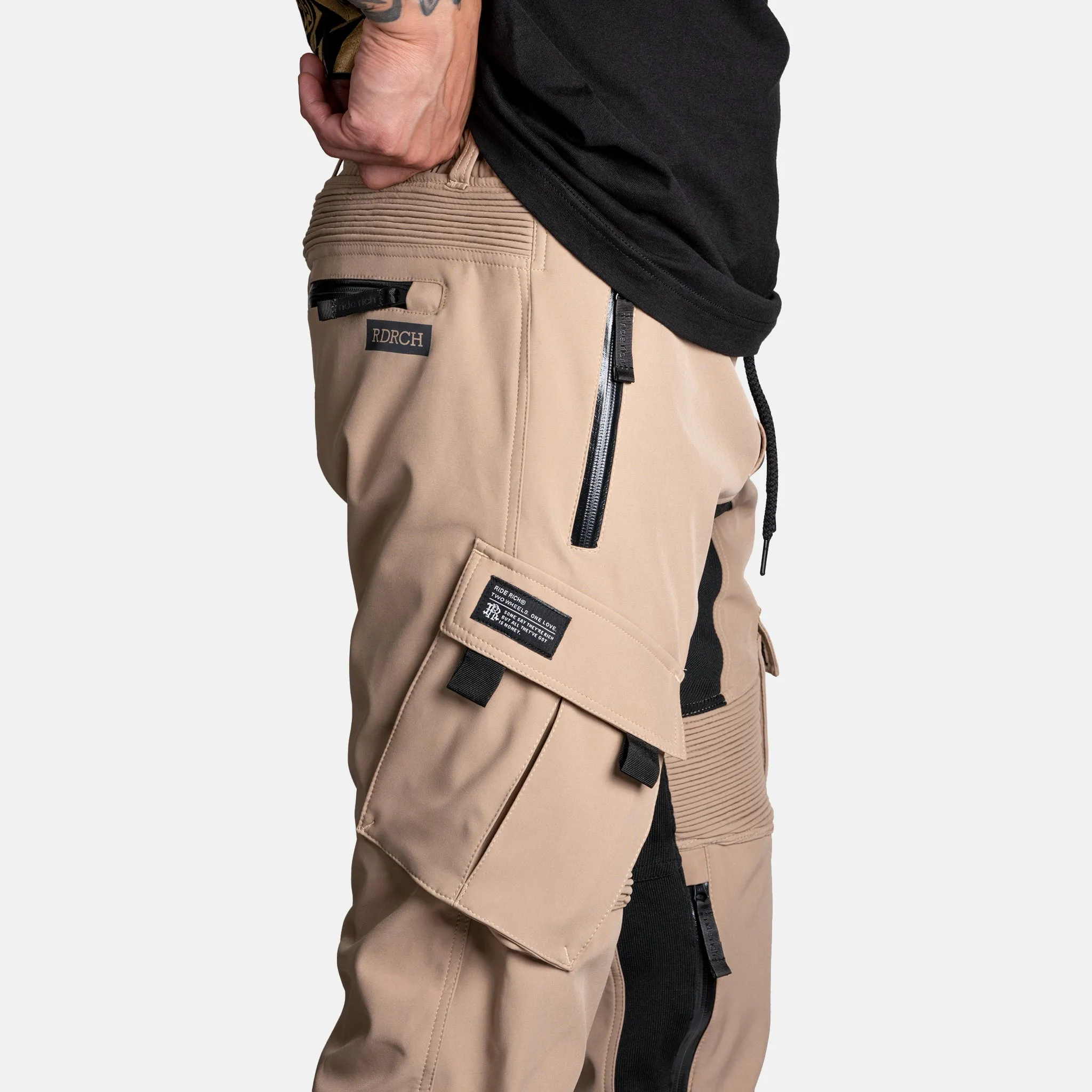 Unit 16™ Armoured Softshell Cargo Joggers {Stone}