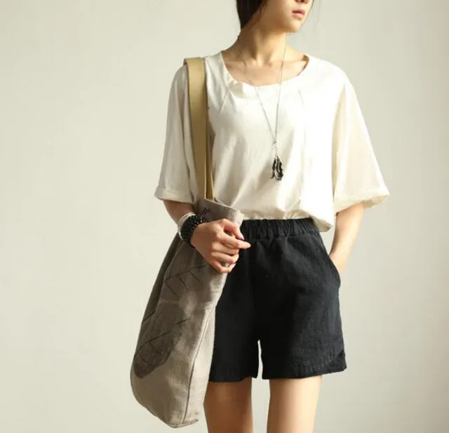 Women linen Shorts