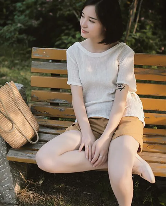 Women linen Shorts