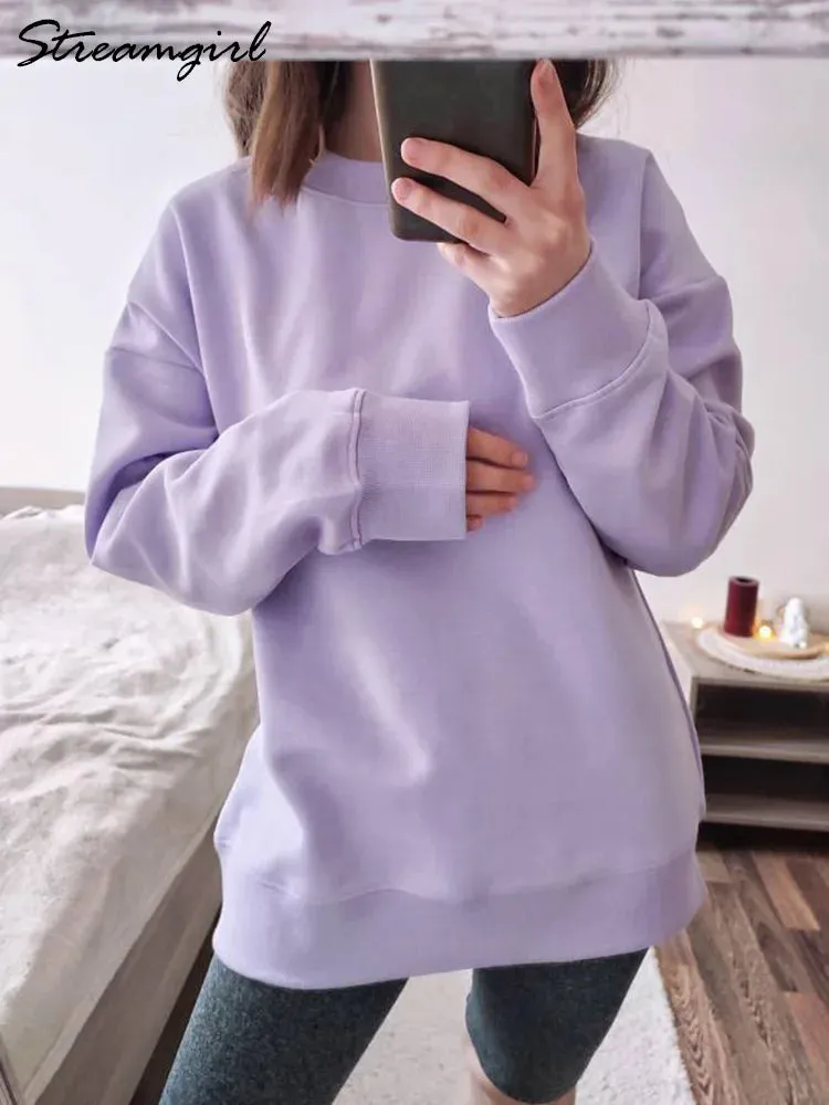 Women's Autumn Oversized Pullover Sweatshirt