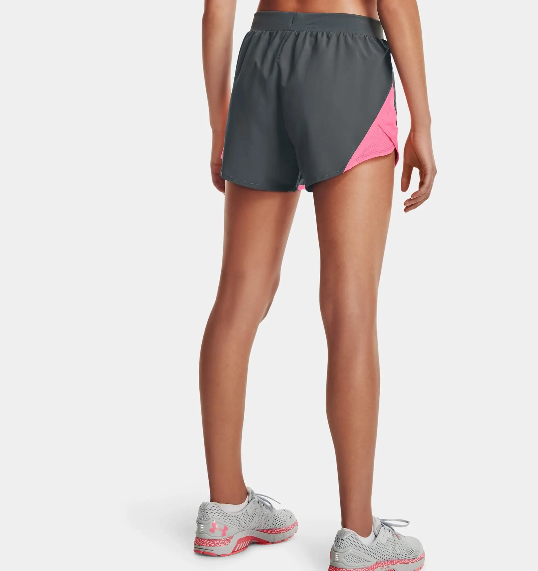 Women's Fly-By 2.0 Shorts - Pitch Gray/Cerise