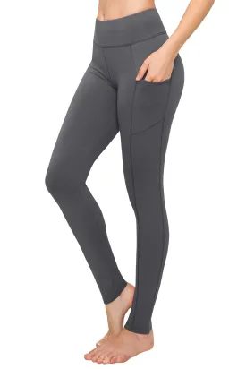 Womens High Waisted Leggings With Pockets -, Leggings For Regular & Plus Size