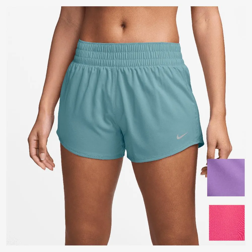 Womens One Dri-FIT Mid-Rise 3-inch Shorts