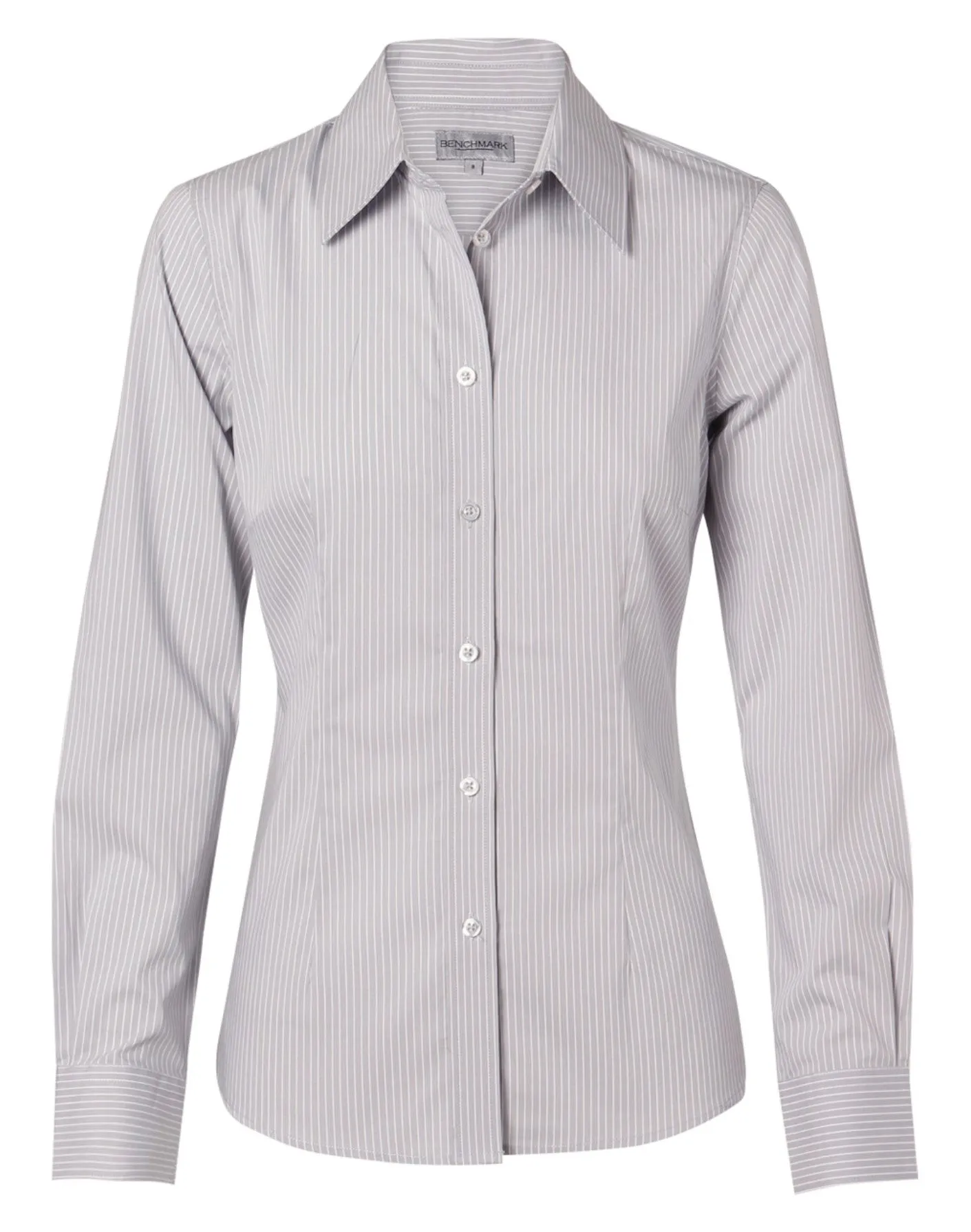 Women's Ticking Stripe Long Sleeve Shirt