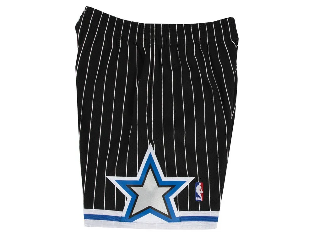 Youth Mitchell & Ness Orlando Magic Black Throwback Swingman Shorts