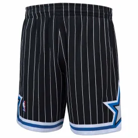 Youth Mitchell & Ness Orlando Magic Black Throwback Swingman Shorts